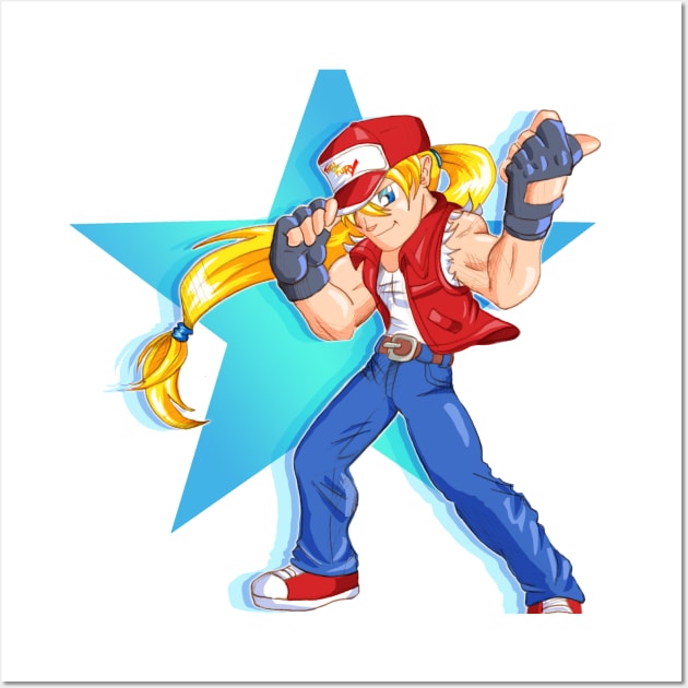 Cute Terry of Fatal Fury Wall Art by MorenoArtwork